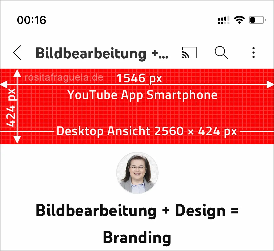 YouTube Kanalbild 2023 Breite H he Sichtbare Bereiche 
